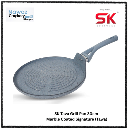 SK Tava Grill Pan 30cm Marble Coated Signature (Tawa)