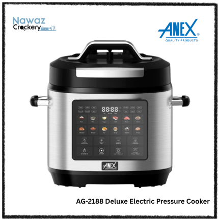 AG-2188 Deluxe Electric Pressure Cooker – 8L (27-in-1 Premium Multi-Functional Cooker)