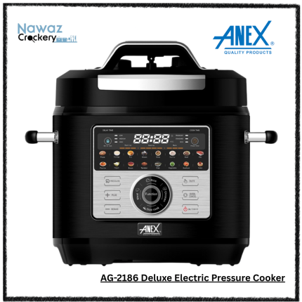 AG-2186 Deluxe Electric Pressure Cooker – 6L (20-in-1 Premium Multi-Functional Cooker)