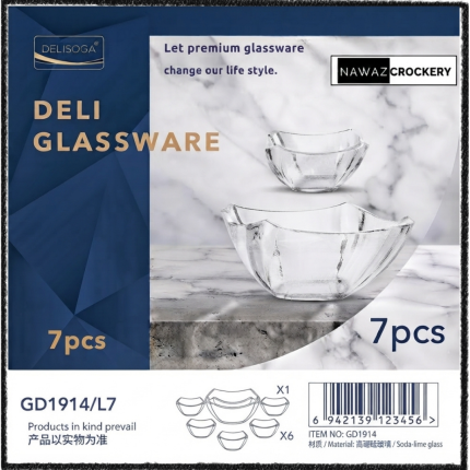 DeliSoga Sweet Set 7Pcs GD1914/L7 (Fruit Set)