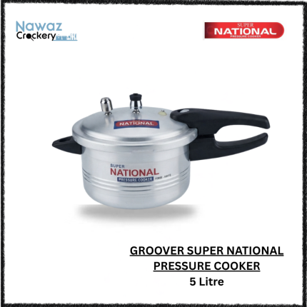 Grooved Super National Pressure Cooker 5 Litre